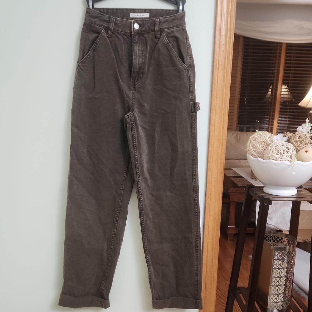 PacSun Women's Brown Boyfriend Jeans